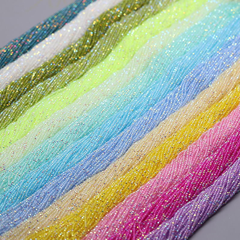 Glass Seed Beads 2Mm Jewelry Making - Manik-manik Kaca Kristal Warna-warni 2mm (2