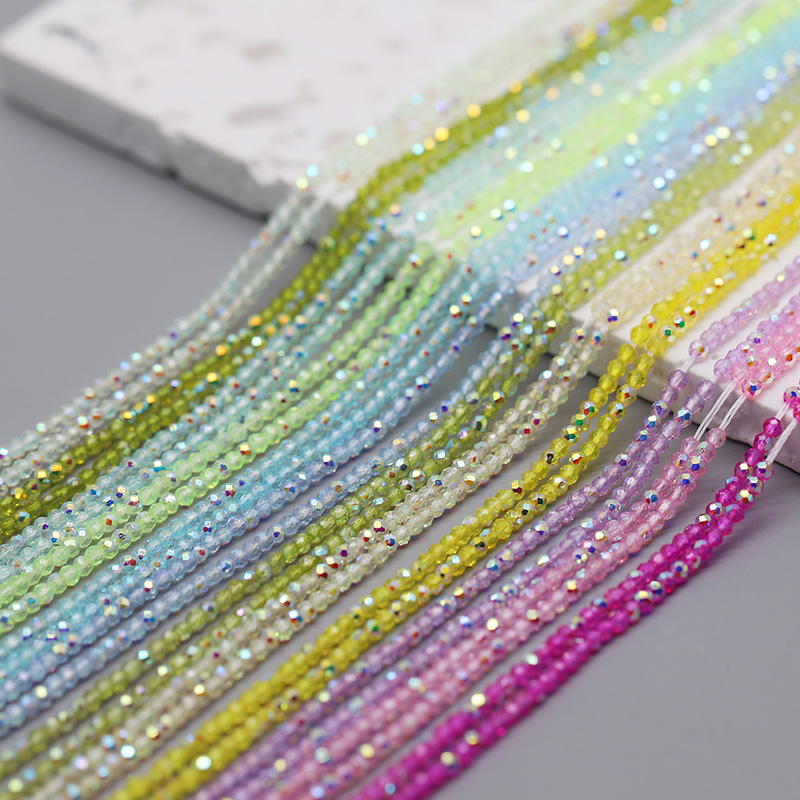Manik-manik Kaca Kristal Warna - Glass Seed Beads 2Mm Jewelry Making ulasan dan harga