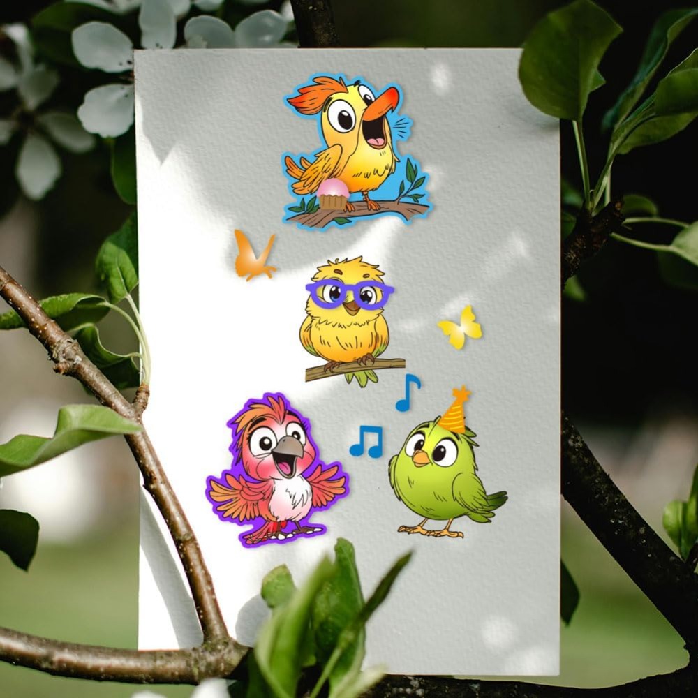 Stempel Bening Burung Lucu unt - Clear Silicone Stamps For Card Making ulasan dan harga
