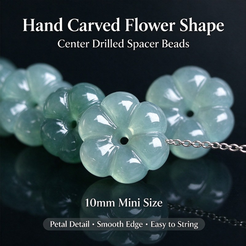 10 buah manik-manik batu perma - Beading ulasan dan harga
