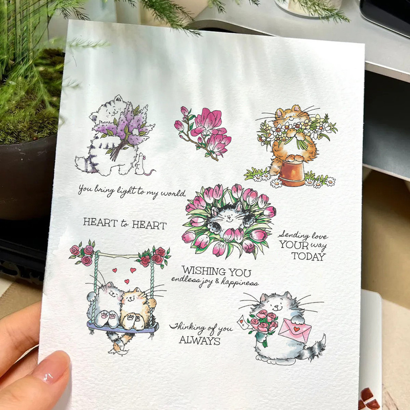 Stempel Transparan Suncraft Mo - Clear Silicone Stamps For Card Making ulasan dan harga
