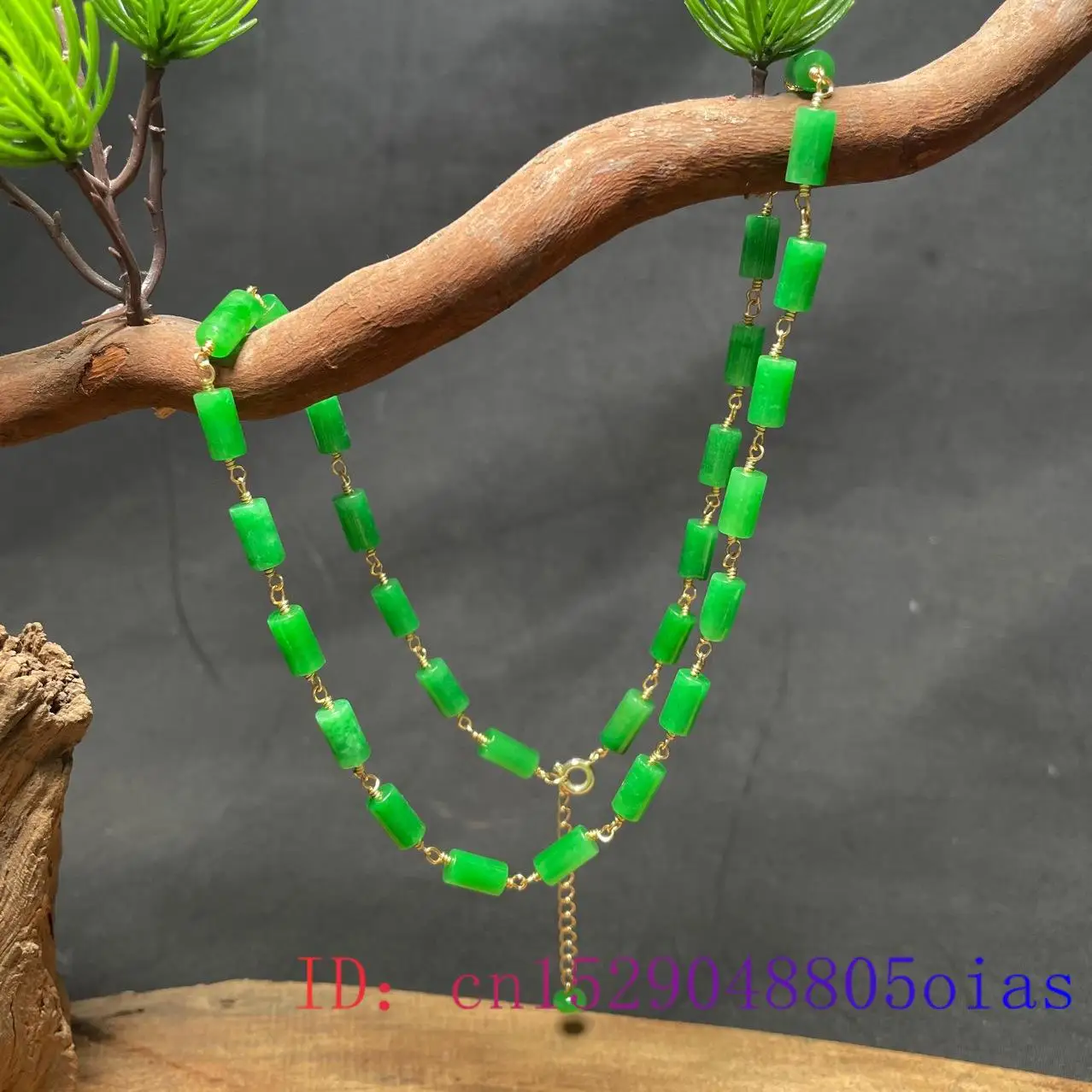 Kalung Manik-manik Giok Hijau  - Beading ulasan dan harga