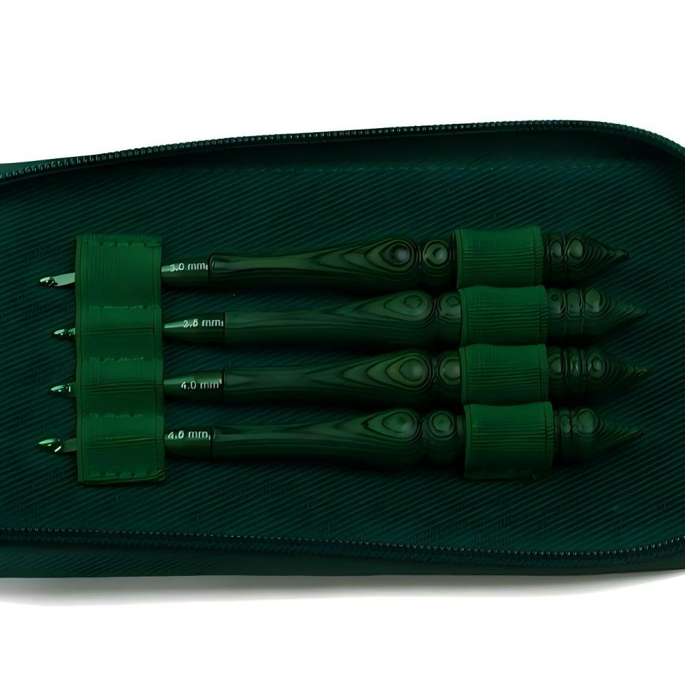 Set Jarum Rajut Kait, Warna Hi - Wooden Crochet Hooks Ergonomic Handle ulasan dan harga