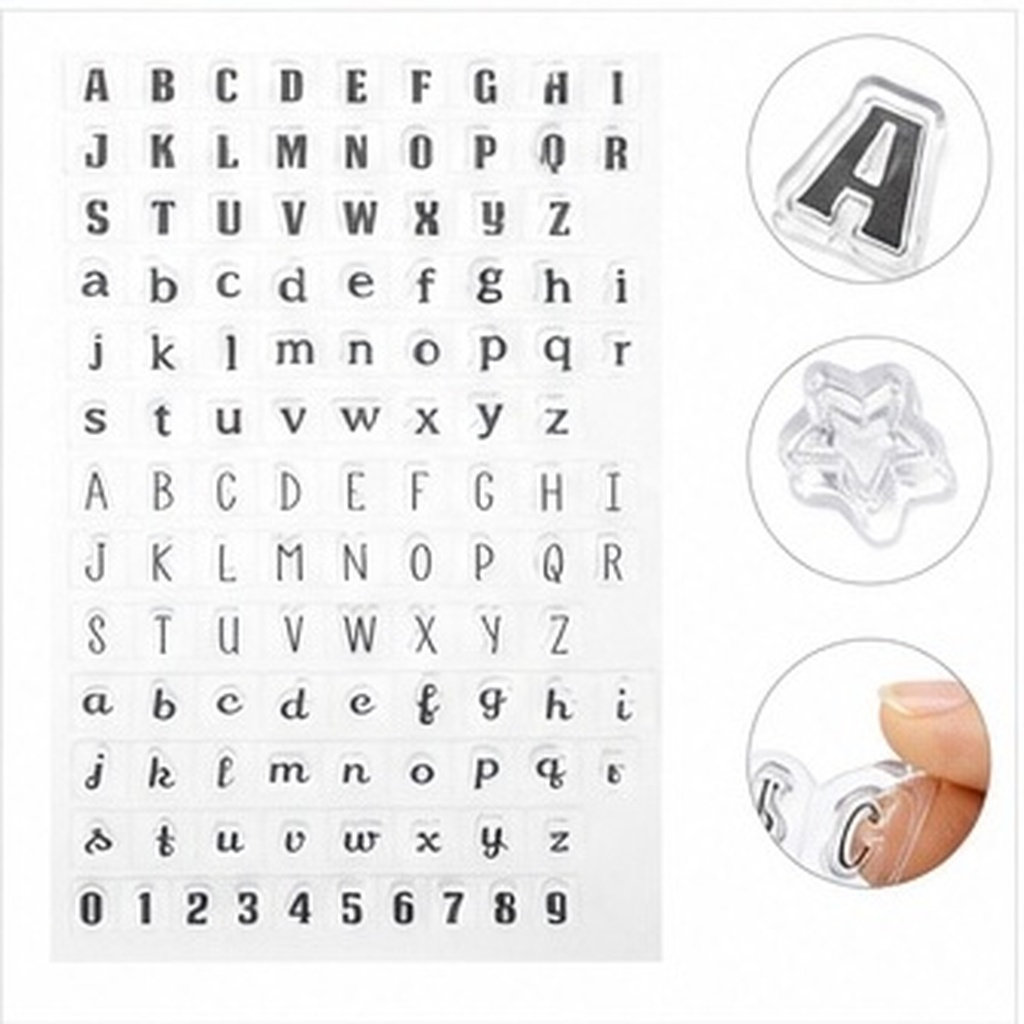4 Buah Stempel Silikon Transpa - Clear Silicone Stamps For Card Making ulasan dan harga