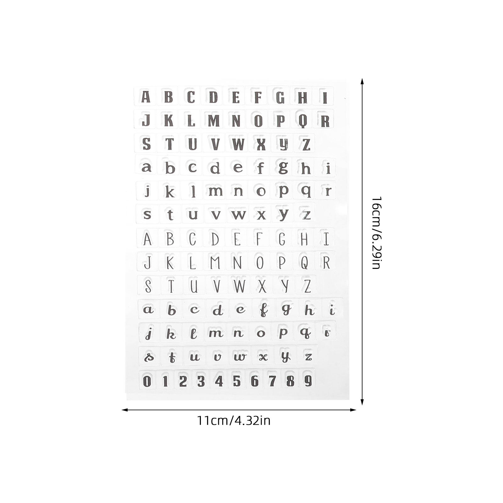4 Buah Stempel Silikon Transpa - Clear Silicone Stamps For Card Making ulasan dan harga