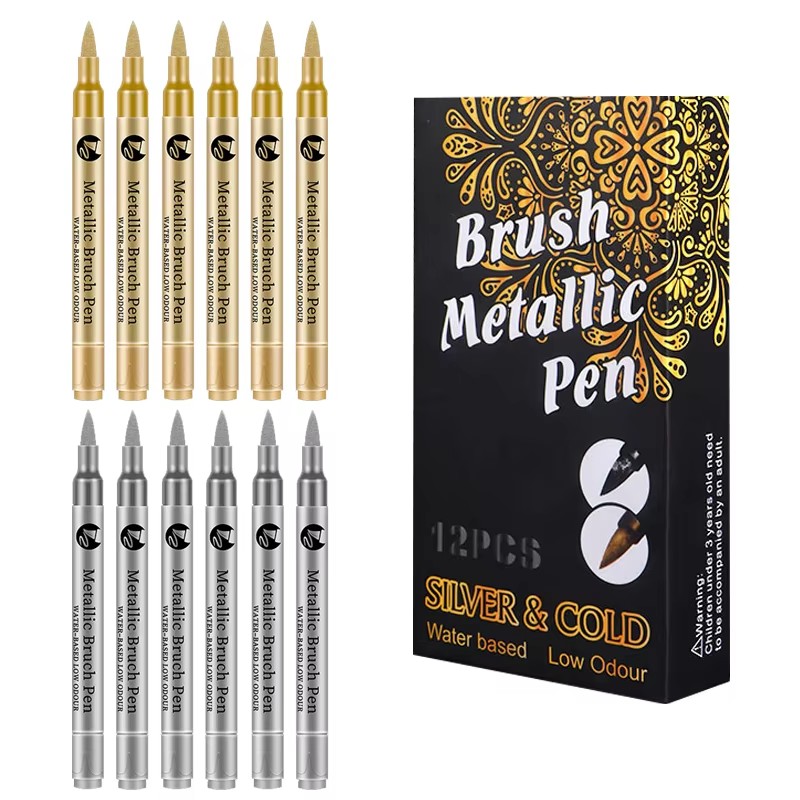 2-12 Buah Pena Spidol Cat Taha - Painting Supplies ulasan dan harga