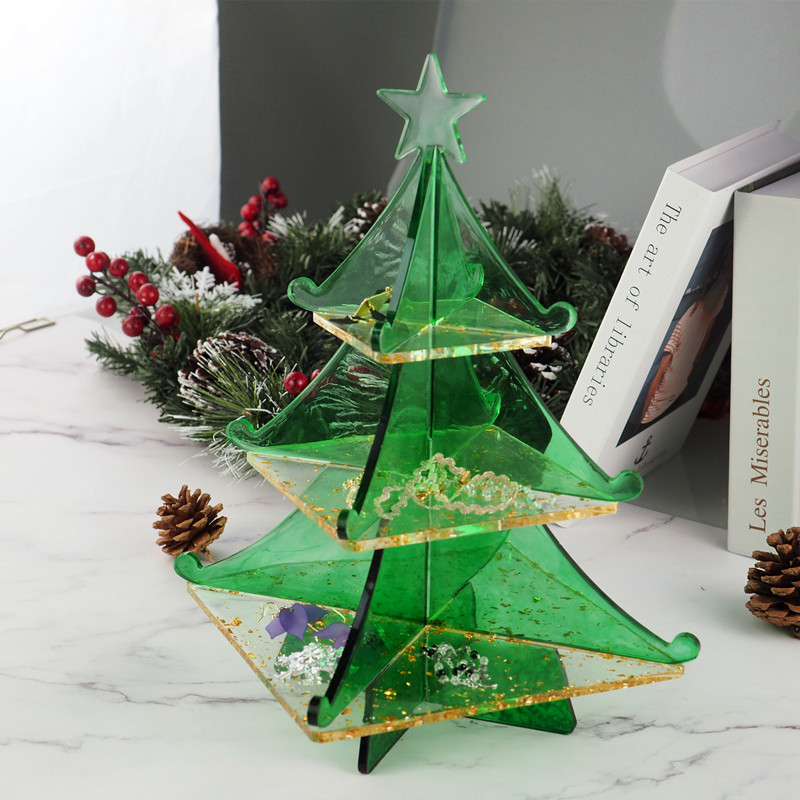 Pohon Natal Kepingan Salju Pen - Silicone Epoxy Resin Molds Set ulasan dan harga