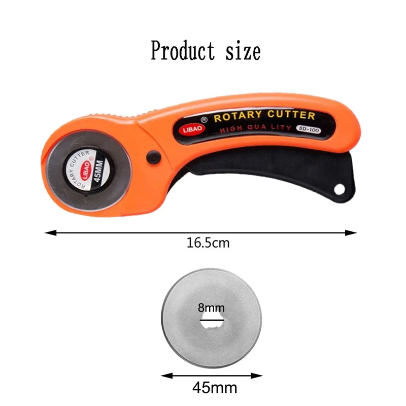 Kit Pemotong Putar 45Mm & Alas - Rotary Cutter For Fabric 45Mm ulasan dan harga